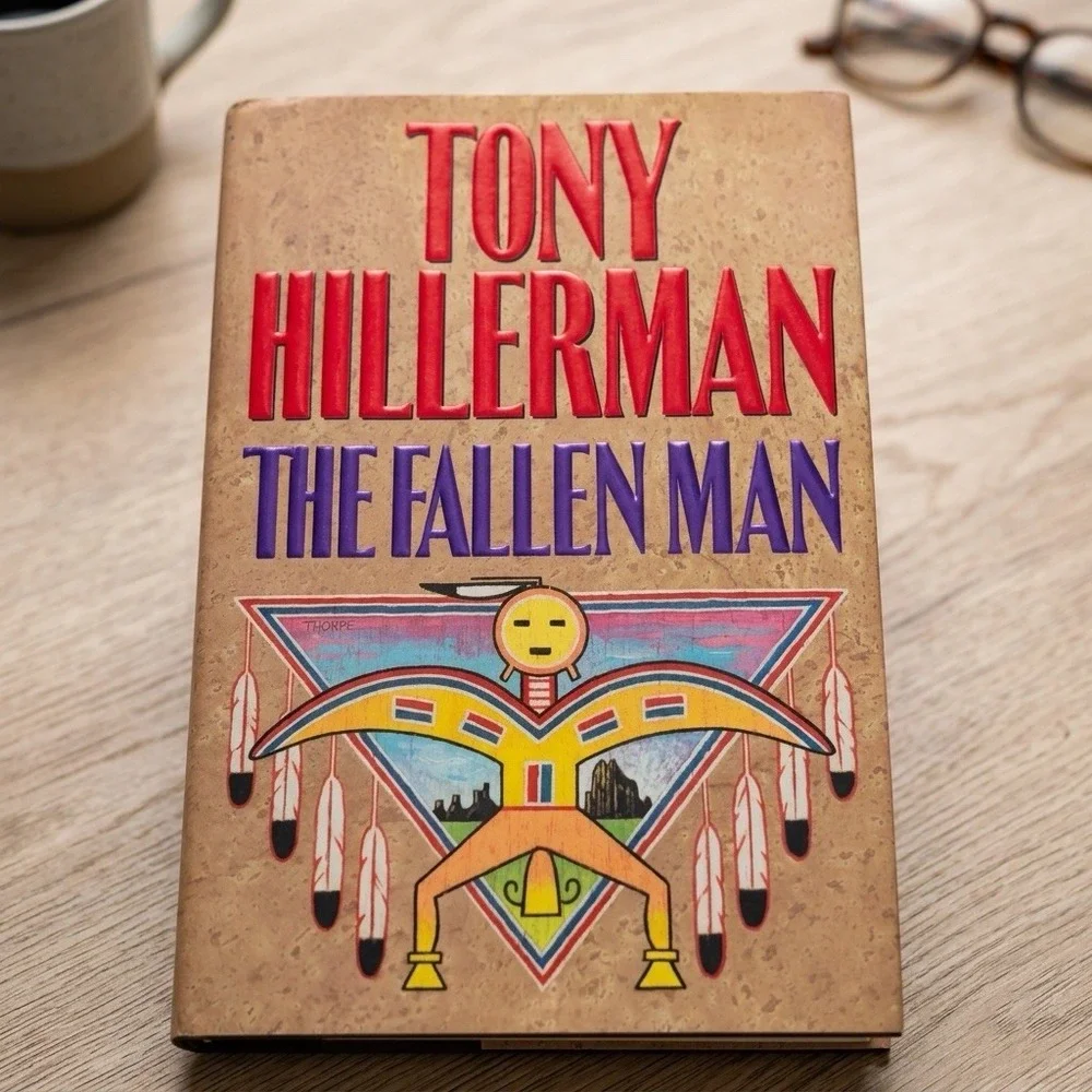 The Fallen Man Tony Hillerman 1996 First Edition Navajo Leaphorn Chee Mystery HC